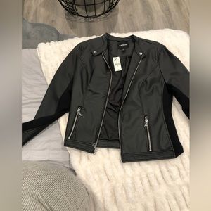 Express Leather Jacket New With Tags